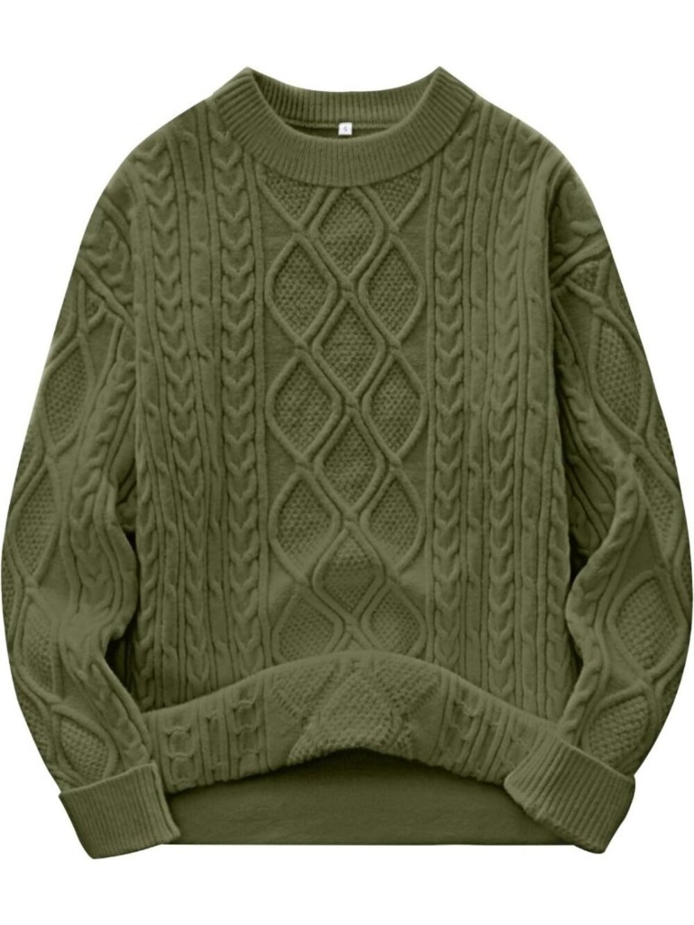 Cozy Oversized Cable Knit Sweater | Fuzzy Cotton Blend for Ultimate Comfort